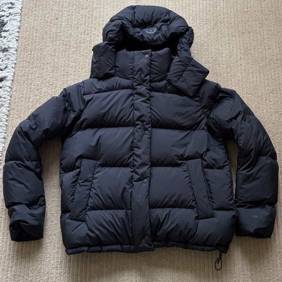 Lululemon Women’s Wunder Puff 600-Down-Fill Jacket size 8 Black